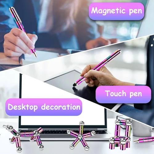 Miniatura 6 de TYJHAFN Regalos de Bolígrafo Fidget para Novio - Novedosos Rellenos de Calcetín Navideño para Hombres Mujeres Adultos, Bolígrafos Gadgets Geniales