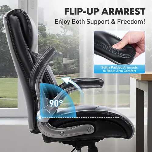 Miniatura 5 de Silla de oficina resistente con respaldo alto