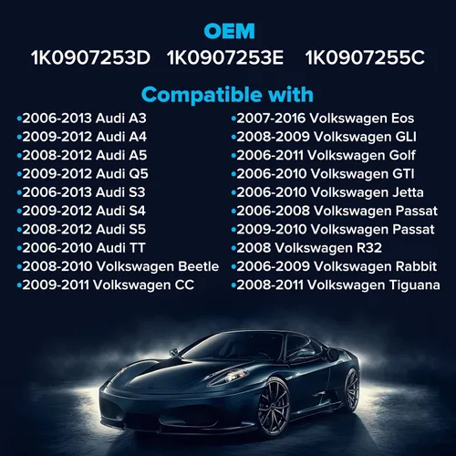 Miniatura 5 de BDFHYK Sensor de presión de neumático TPMS programado de 315MHz compatible con Audi A3 A4 A5 Q5 S3 S4 S5 TT, VW Beetle CC Eos GLI Golf GTI Jetta