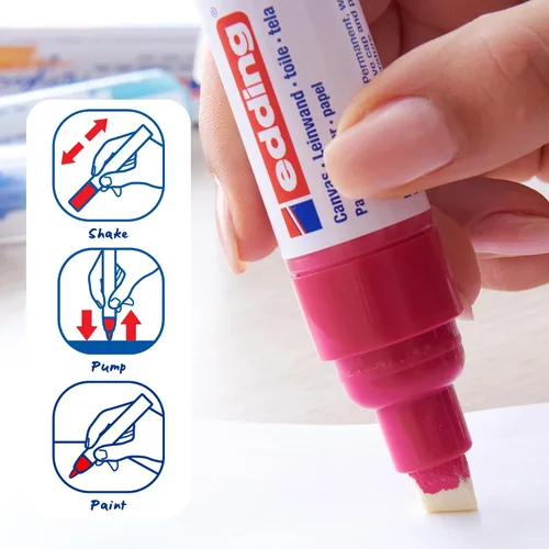 Miniatura 3 de edding 5300 Acrílico Marcador fino 5pcs Set Basic