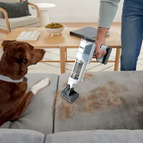 Miniatura 9 de Shark Sistema de Detección, Limpieza y Vaciado Automático - Aspiradora Inalámbrica Ligera con Filtro HEPA, Accesorio Manual Portátil, Herramienta