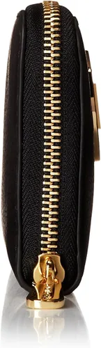 Miniatura 3 de MICHAEL Michael Kors Fulton Continental - Cartera de piel para mujer, con cremallera alrededor, color negro, Negro