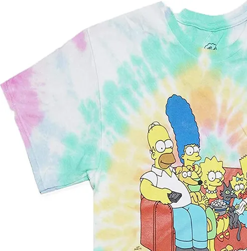 Miniatura 7 de The Simpsons Camiseta clásica Bart Simpson Homer Bart Lisa Tee Tie Dye