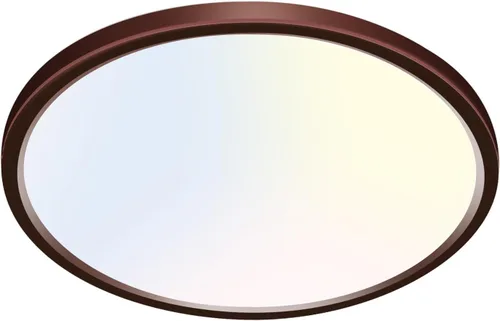 Miniatura 45 de hepside Paquete de 1 lámpara de techo LED de montaje empotrado, color negro, 12 pulgadas, 28 W, regulable 3000K-4500K-6000K, lámpara de techo de 3
