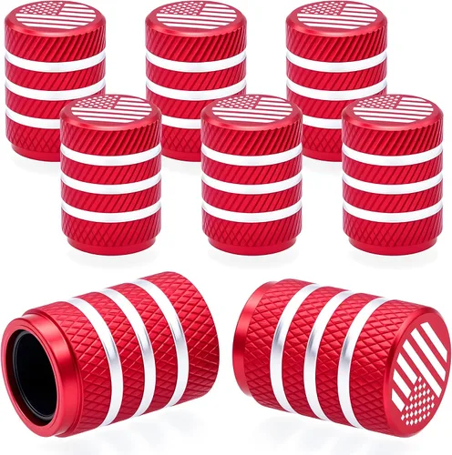 Miniatura 62 de 4 piezas de tapas de válvula de rueda con forma de punta, válvula de rueda de aleación de aluminio con punta, universal para automóviles, SUV