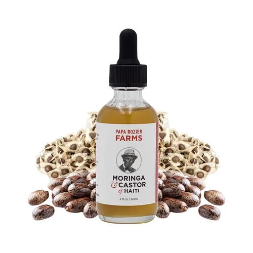 Miniatura 12 de Papa Rozier Farms Aceite de ricino orgánico puro para el crecimiento del cabello, hidratante de piel, tratamiento de pestañas, cejas y uñas, 2 onzas