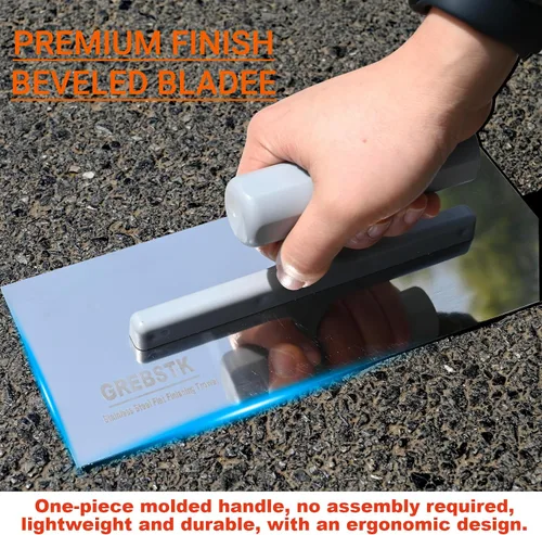 Miniatura 6 de GREBSTK Paleta para paneles de yeso de acero inoxidable Paleta de enlucido de hormigón Herramienta de yeso Herramientas de cemento Herramientas