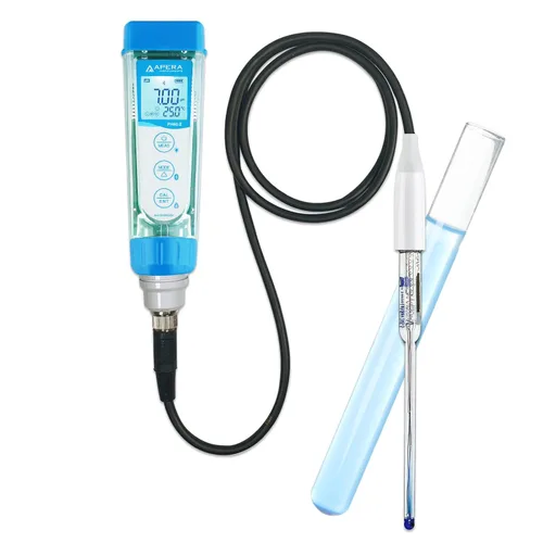 Miniatura 2 de Apera Instruments PH60Z-MS Kit de Probador de Medidor de pH Inteligente Portátil con Electrodo de pH Semi-Micro LabSen 246-5 ATC para Medición de pH