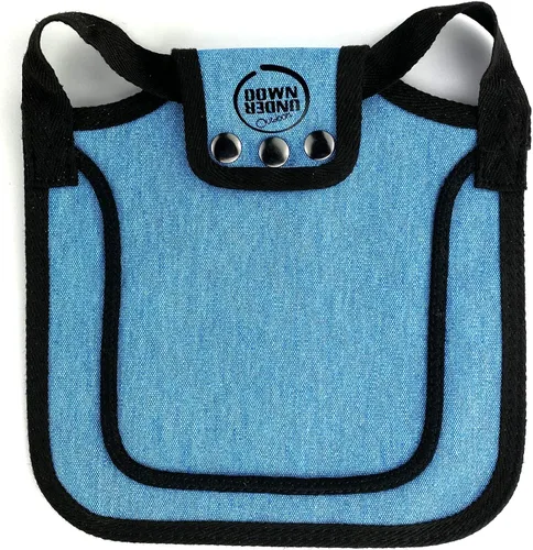 Miniatura 2 de DOWN UNDER OUTDOORS Sillín para pollo mediano-grande con correas ajustables, delantal para pollo, protector de aves de corral, suministros para Azul