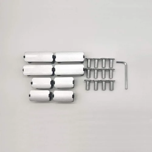 Miniatura 4 de para 2017 2018 2019 2020 2021 2022 Honda CRV CR-V Barras de soporte laterales para equipaje de estilo OE, juego de par plateado Rieles laterales