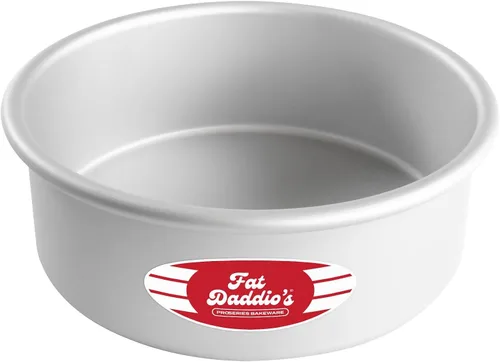 Miniatura 25 de Fat Daddio's PRD-1BOX Moldes Redondos para Pastel Mini Tier de Aluminio Anodizado para Una Caja de Mezcla, Juego de 3, Plateado