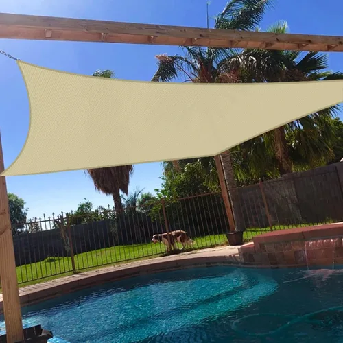 Windscreen4less - Toldo rectangular de 8 x 12 pies para exteriores, bloquea los rayos ultravioleta, para patio trasero, porche, pérgola, terraza,