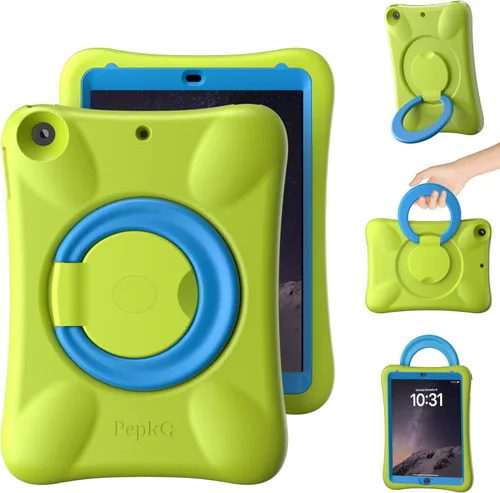 Miniatura 11 de Funda EVA anticaídas 9.7 para iPad, compatible con iPad 5ª/6ª/Air/Air2, con soporte ajustable, proporciona una protección completa de 360 grados