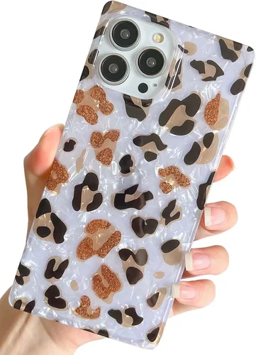 Miniatura 39 de Elegante concha de madre perla compatible con iPhone 13 Pro de 6.1 pulgadas, estuche de borde rectangular, elegante y delgado, con perla de abulón