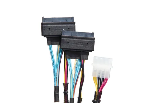 Miniatura 2 de Adaptador de 74 pines a 2 pines con alimentación, 29.5 in (Broadcom MPN 05-60005-00, CBL-SAST-09533) )