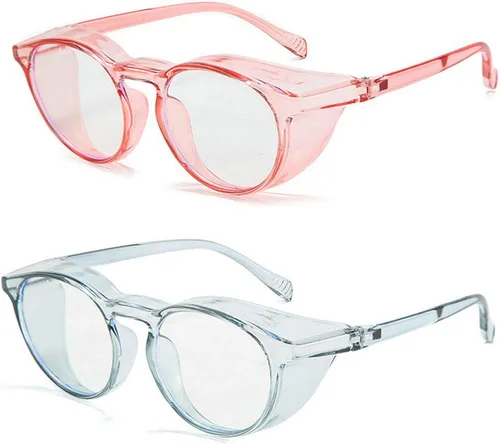 Miniatura 26 de Anteojos de seguridad que no se empañan, con protección UV400, lentes con bloqueo de luz azul para hombres y mujeres, anteojos transparentes