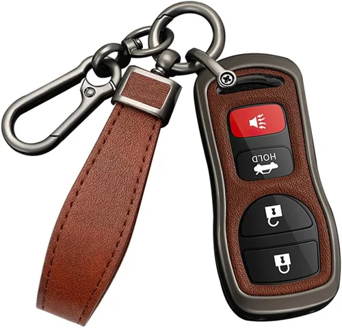 Miniatura 12 de Funda para llavero Nissan Tiida Sentra X-trail T30 Altima Frontier Armada Maxima para Infiniti QX56 JA60 Accesorios