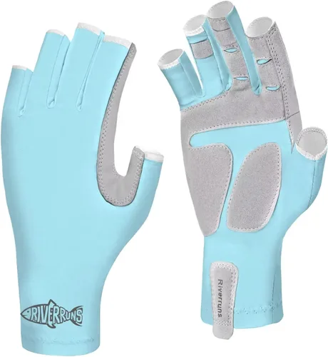 Miniatura 9 de Riverruns Guantes de pesca UPF 50+ con protección UV para hombres y mujeres para exteriores, kayak, remo, remo, canoa, senderismo