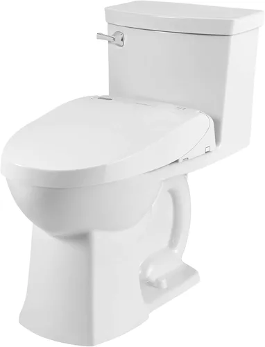 Miniatura 4 de American Standard 2922A104.020 Townsend VorMax - Inodoro alargado de una pieza con asiento, altura derecha, color blanco