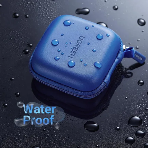 Miniatura 8 de Funda UGREEN para auriculares, Funda impermeable para auriculares compatible con AirPods Pro, Estuche para auriculares con mosquetón de acero