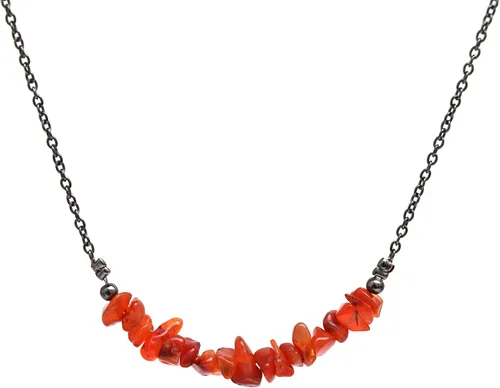 Miniatura 31 de Gempires - Collar de barra de chips naturales, cristales curativos de energía, regalo de cumpleaños, regalo para ella, joyería de piedras preciosas