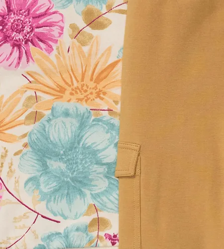 Miniatura 42 de Burt's Bees Baby Conjunto de camiseta y pantalón para bebé, túnica y leggings, 100% algodón orgánico