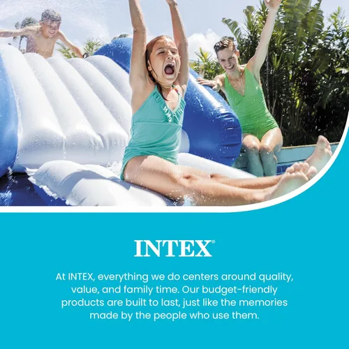 Miniatura 5 de Intex Hinchable, diseño de arcoíris anillo centro de juego, 135 pulgadas x 81 pulgadas x 50 pulgadas para +6 años