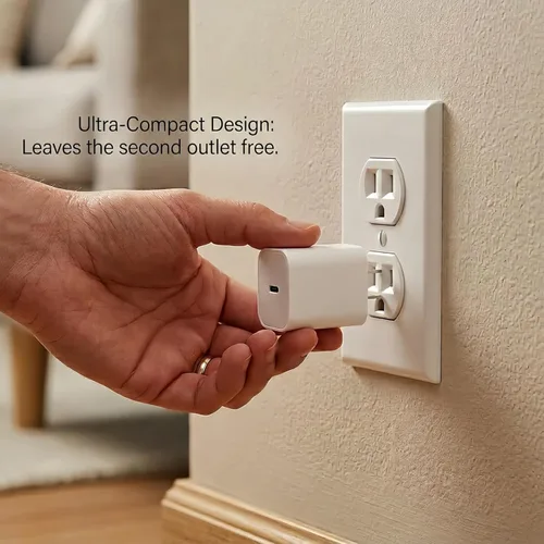 Miniatura 7 de [Paquete de 4] Bloque de cargador USB-C de 20 W – Adaptador de corriente de pared rápido compatible con iPhone 17/16/15/14 Series, Galaxy S25/S24