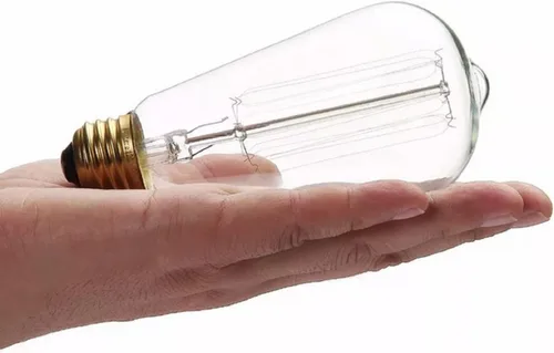 Miniatura 3 de Edison Foco de luz clásico de 60 W, estilo de filamento tipo jaula regulable, foco de luz antigua clásica incandescente para lámparas del hogar