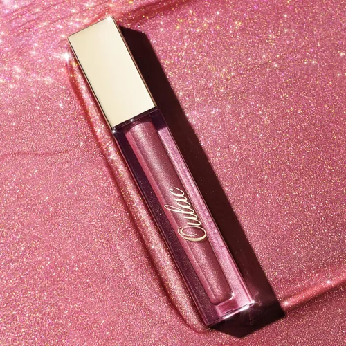 Miniatura 7 de Oulac Brillo labial líquido brillante con purpurina de alto brillo para mujeres, brillo de labios líquido brillante, no pegajoso, brillo de labios