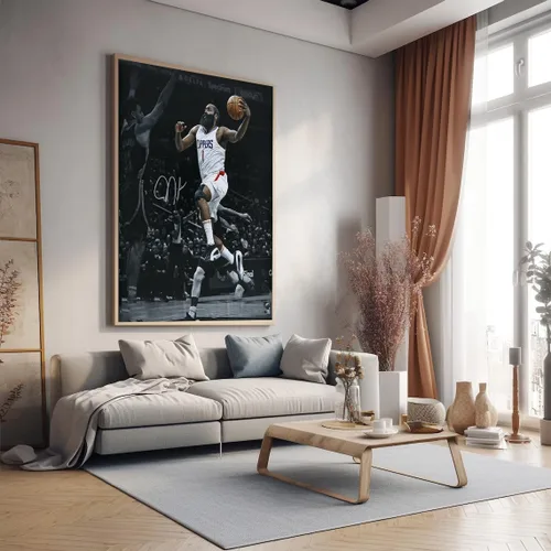 Miniatura 35 de Póster firmado de la superestrella de baloncesto Victor Wembanyama para niños, para la habitación de los fanáticos, decoración de pared, pósteres