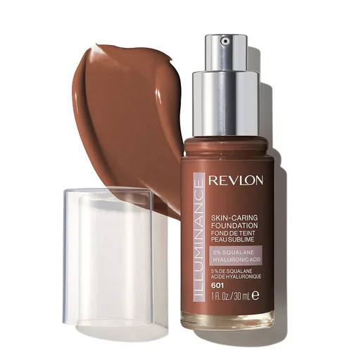 Miniatura 22 de Revlon Illuminance - Base líquida para el cuidado de la piel, ácido hialurónico, fórmula hidratante y nutritiva con cobertura media, bronceado claro