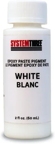 Pigmento en pasta de System Three, 2 onza, Blanco, 1