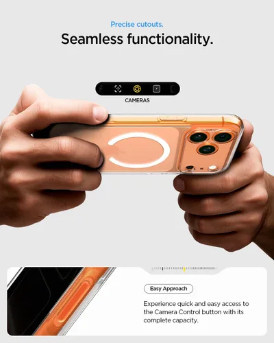 Miniatura 187 de Spigen Funda para iPhone 13 Mini, ultra híbrida MagFit [antiamarilleo] [compatible con Magsafe] - Transparente