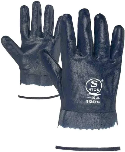 Guantes resistentes al aceite, guantes de aceite para hombres, puños anchos seguros para transporte petroquímico, guantes de trabajadores de 4 pares