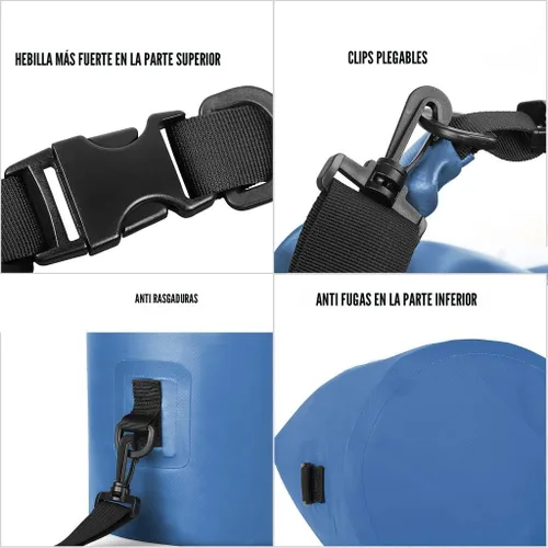 Miniatura 5 de Bolsa seca Unigear impermeable, 2L/5L/10L/20L/30L/40L, Bolsas flotantes y ligeras para kayak, navegación, pesca, natación y camping con funda