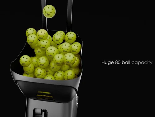 Miniatura 5 de OLIN LaunchONE - Máquina de entrenamiento para lanzador de bolas de pickleball, funciona con pilas, portátil, rotación automática