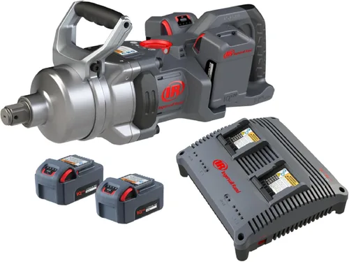 Miniatura 12 de Ingersoll Rand W9691-K2E - Kit de llave de impacto inalámbrica de 1 pulgada de alto par de 20 V, 2 baterías y cargador, yunque extendido de 6