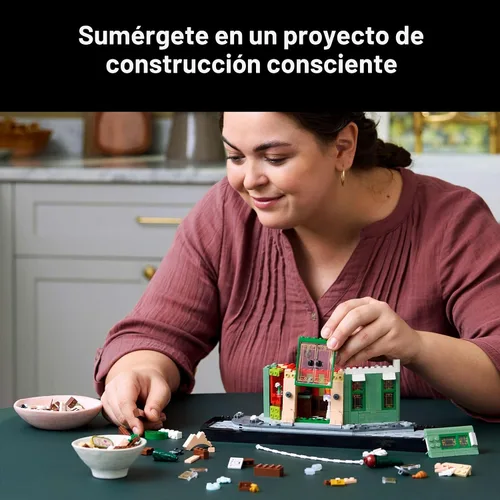Miniatura 3 de LEGO Icons Café Francés de París - Kit de Construcción - Set DIY para Adultos - Decoración Coleccionable para Dormitorio y Hogar - Exhibición