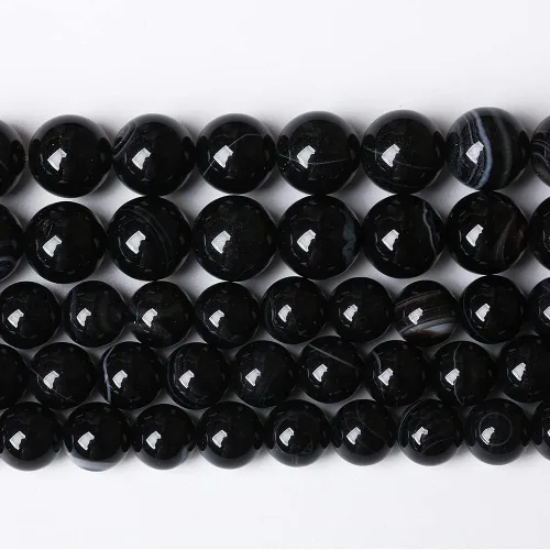 Miniatura 56 de Cuentas de jade verde chino natural, piedras preciosas, cuentas redondas sueltas para hacer joyas, pulsera DIY, collar, 8mm, 45 piezas, 15 pulgadas