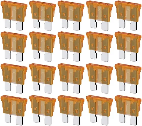 Miniatura 6 de Gebildet Fusibles de coche de hoja Micro2 5A 5A Fusibles automotrices para vehículos recreativos, motocicletas, camiones (paquete de 10 unidades)