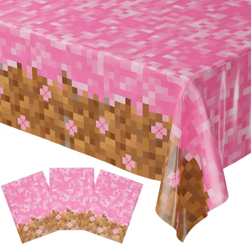 Miniatura 30 de Blue Orchards Fundas de mesa de caramelo (paquete de 3) – 54 x 108 pulgadas XL – Mantel, suministros de fiesta, decoraciones, fiesta de cumpleaños
