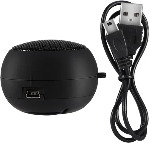 Mini altavoz portátil, altavoz de 0.138 in de viaje, altavoz de sonido estéreo, subwoofer, altavoz de graves mejorado, batería incorporada para
