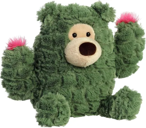 Miniatura 2 de Aurora® Whimsical Cactus Kingdom™ Cactus Bear™ - Animal de peluche, atractivo estético, abrazos reconfortantes, color verde, 8 pulgadas