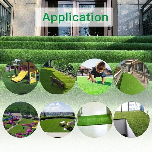 Miniatura 7 de LITA - Alfombra de césped artificial realista para interior y exterior, tapete de pasto sintético para diseño de jardines, tamaño personalizado de 1
