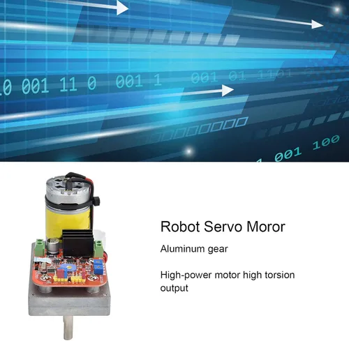Miniatura 3 de ASME‑04B Robot Servomotor, Aleación de Aluminio Super Torsión Equipo mecánico de engranaje de dirección digital para robots, brazos robóticos