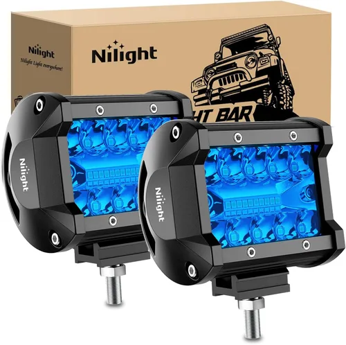 Miniatura 16 de Nilight - Luces LED marinas combinadas de punto de inundación de 4 pulgadas, 2 unidades, luces de navegación, iluminación de cubierta de pontón