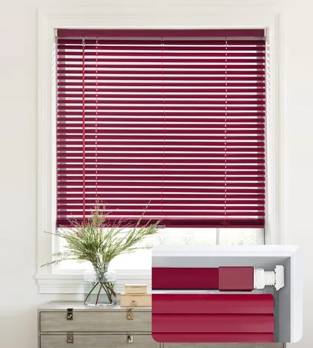 Miniatura 15 de LazBlinds Mini Persianas de Aluminio de 1", Sin Herramientas-Sin Taladro, Persianas Sin Cordón para Ventanas Interiores, Persianas Horizontales