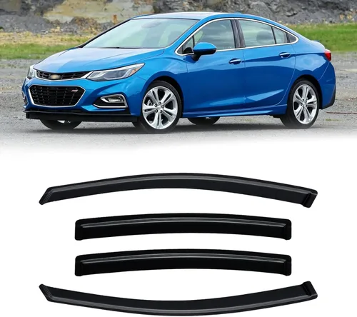 Miniatura 28 de Visera de ventana para Honda Civic 2022-2025, protectores de lluvia de canal exterior, escudos, deflector de ventilación, sombra, viento, humo