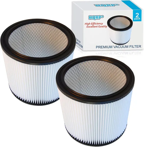 Miniatura 8 de HQRP Paquete de 12 filtros de cartucho de repuesto para Shop-Vac 90304 90350 90340 9033 para la mayoría de aspiradoras húmedas/secas de 5 galones
